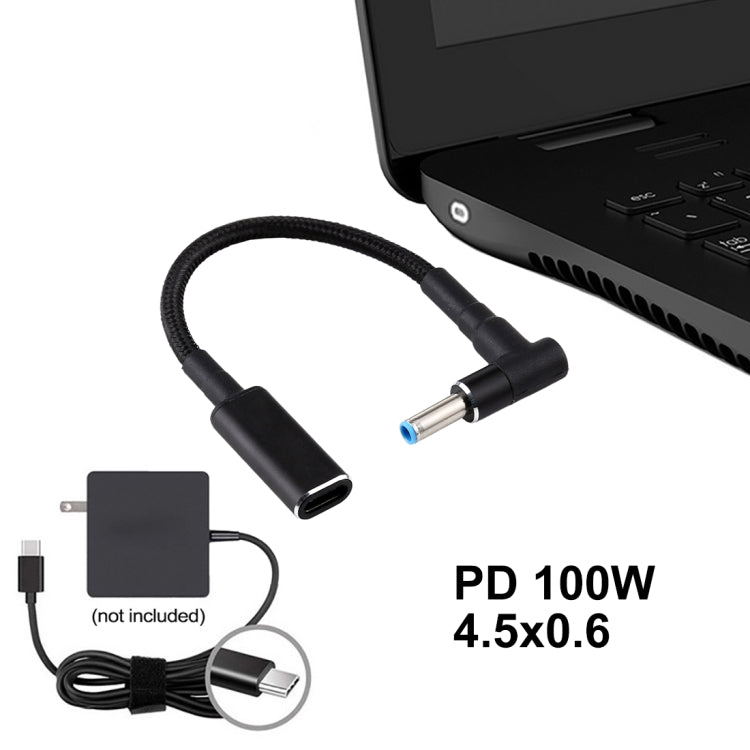 Cavo adattatore USB-C a 4,5x0,6 mm PD 100W per HP