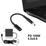 Cavo adattatore PD 100W 4,5x0,6 mm a USB-C per Dell