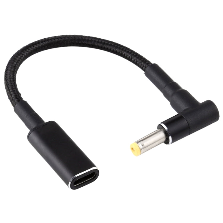 Cavo adattatore USB-C a 5,5x1,7 mm PD 100W 8 cm