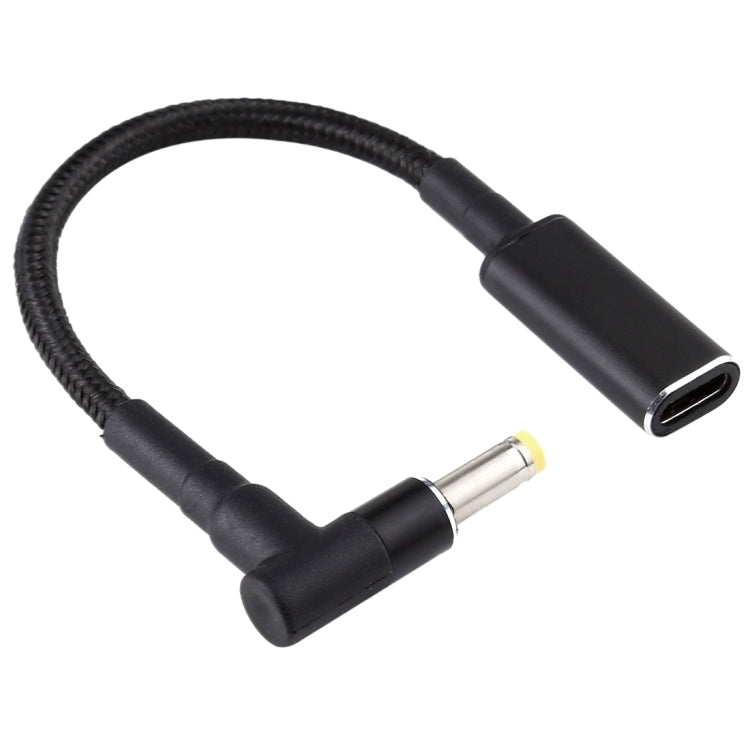 Cavo adattatore USB-C a 5,5x1,7 mm PD 100W 8 cm