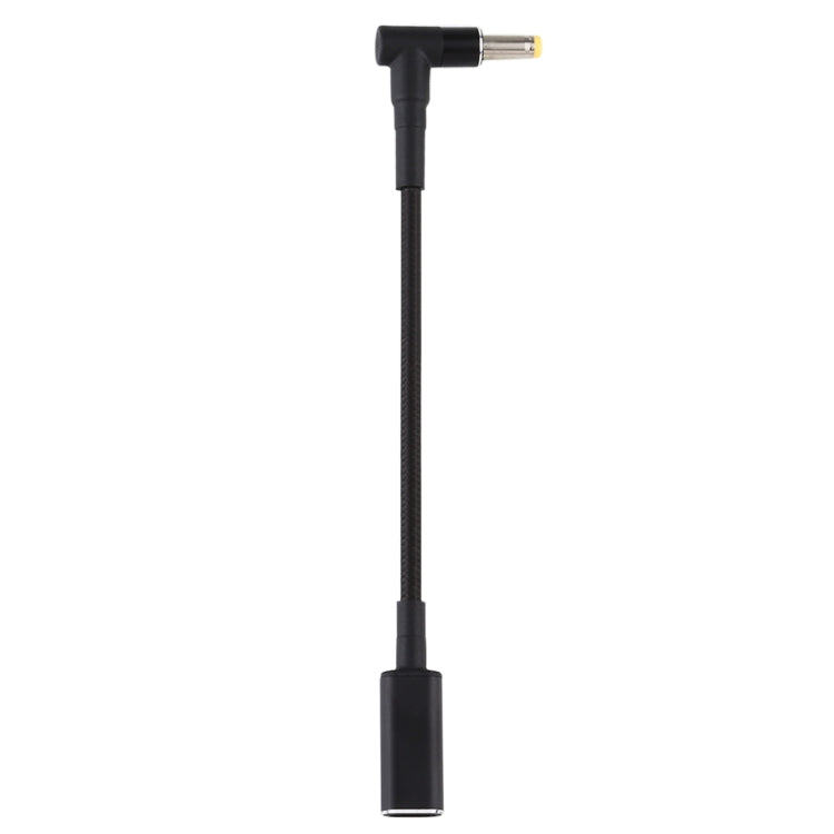 Cavo adattatore USB-C a 5,5x1,7 mm PD 100W 8 cm