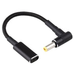 Cavo adattatore USB-C femmina a 5,5x2,5 mm maschio 8 cm