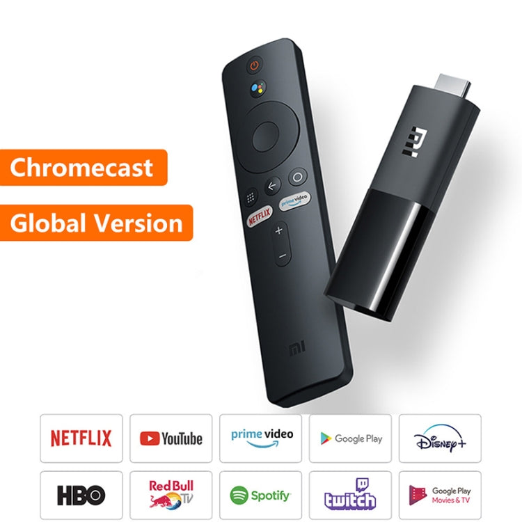 Original Xiaomi Mi Android TV Stick, Quad Core Cortex A53, 1GB RAM + 8GB ROM, Global Version, EU Plug