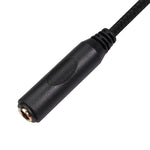 Cavo adattatore audio da 6,35 mm femmina a 3,5 mm maschio 3662B, lunghezza: 1,5 m, 1.5m