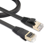 Cavo patch ultra piatto CAT7 10 Gigabit Ethernet da 1 m per rete LAN modem router - Costruito con connettori RJ45 schermati, Length: 1m