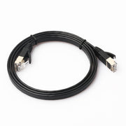 Cavo patch ultra piatto CAT7 10 Gigabit Ethernet da 1 m per rete LAN modem router - Costruito con connettori RJ45 schermati, Length: 1m