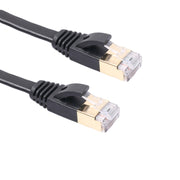 Cavo patch ultra piatto CAT7 10 Gigabit Ethernet da 1 m per rete LAN modem router - Costruito con connettori RJ45 schermati, Length: 1m