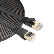 Cavo patch ultra piatto CAT7 10 Gigabit Ethernet da 5 m per rete LAN modem router - Costruito con connettori RJ45 schermati, Length: 5m