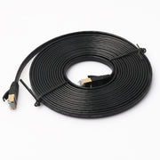 Cavo patch ultra piatto CAT7 10 Gigabit Ethernet da 5 m per rete LAN modem router - Costruito con connettori RJ45 schermati, Length: 5m