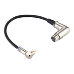 Adattatore audio RCA maschio a XLR femmina 3 pin gomito 30 cm