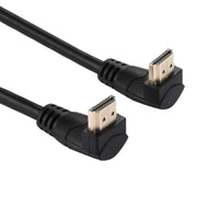 30 cm 4K * 2K HDMI 2.0 Versione ad alta velocità da 270 gradi ad angolo retto HDMI maschio a 270 gradi ad angolo retto HDMI maschio cavo con Ethernet, 270 Degree HDMI to 270 Degree HDMI