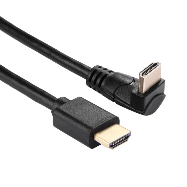 Cavo HDMI ad alta velocità versione HDMI 2.0 da 60 cm 4K * 2K con Ethernet ad angolo retto di 90 gradi, HDMI to 90 Degree HDMI