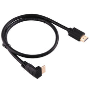 Cavo HDMI ad alta velocità versione HDMI 2.0 da 60 cm 4K * 2K con Ethernet ad angolo retto di 90 gradi, HDMI to 90 Degree HDMI
