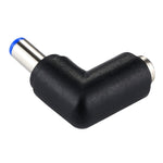 Adattatore di alimentazione connettore DC 4506 maschio a DC 7406 femmina per notebook HP, gomito ad angolo retto da 90 gradi, DC 5521 Male to Female