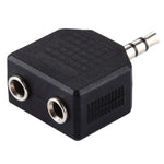 Adattatore splitter da maschio da 3,5 mm a femmina doppia da 3,5 mm