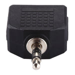 Adattatore splitter da maschio da 3,5 mm a femmina doppia da 3,5 mm