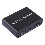 Estrattore audio ARC da 192 KHz HDMI ARC a SPDIF + coassiale + convertitore L/R Adattatore canale di ritorno audio, 192KHz ARC