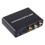 Estrattore audio ARC da 192 KHz HDMI ARC a SPDIF + coassiale + convertitore L/R Adattatore canale di ritorno audio, 192KHz ARC