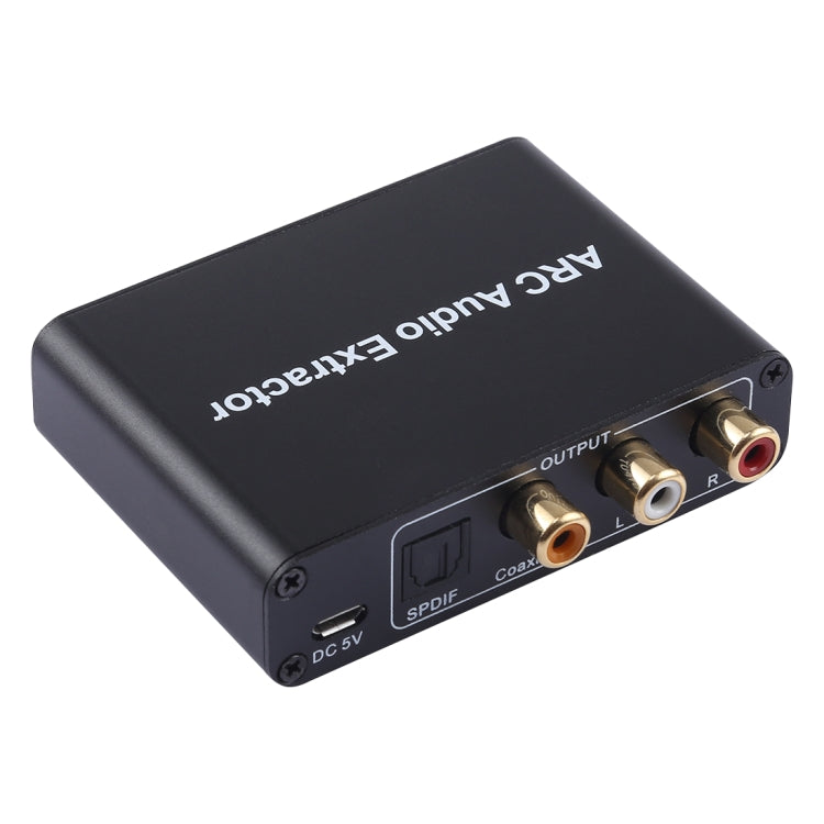Estrattore audio ARC da 192 KHz HDMI ARC a SPDIF + coassiale + convertitore L/R Adattatore canale di ritorno audio, 192KHz ARC