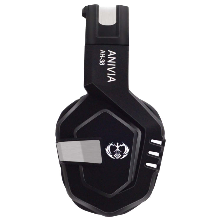 SADES AH-38 Cuffie da gioco e-sport controllate via cavo da 3,5 mm con microfono retrattile, lunghezza cavo: 2 m, AH-38