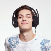 SADES AH-38 Cuffie da gioco e-sport controllate via cavo da 3,5 mm con microfono retrattile, lunghezza cavo: 2 m, AH-38
