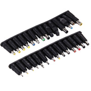 Interfacce da 5,5x2,1 mm femmina a più maschi Set di adattatori di alimentazione 28 in 1 per notebook IBM / HP / Sony / Lenovo / DELL, 28 in 1