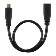 Cavo adattatore connettore micro HDMI femmina-maschio placcato oro da 30 cm 1080P