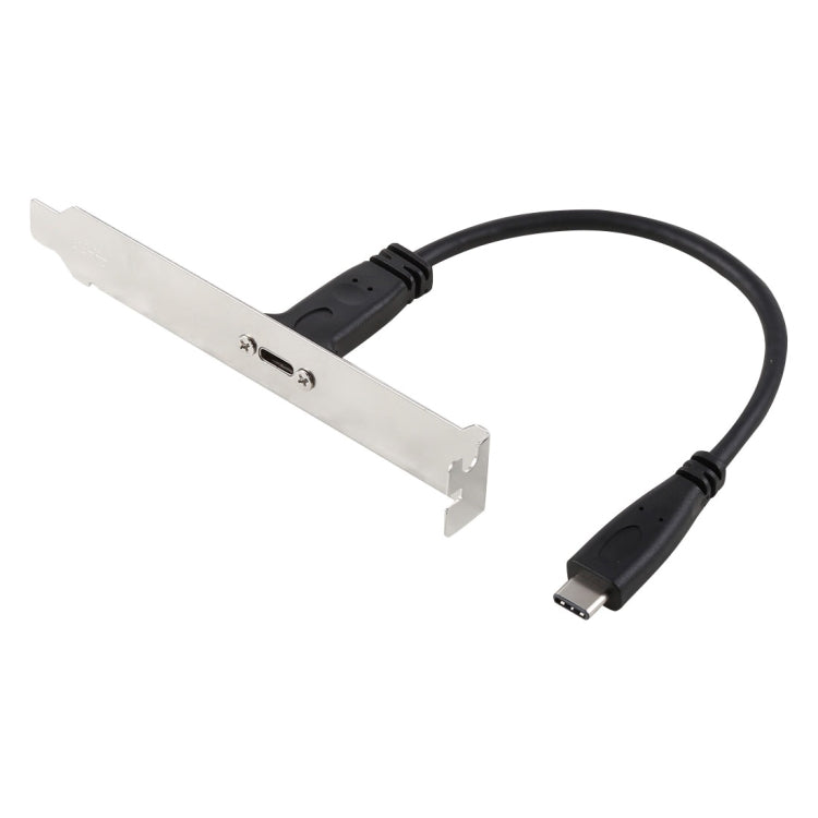 Cavo con connettore per staffa da pannello da 20 cm USB-C/Tipo-C da femmina a maschio, 20cm Type-C