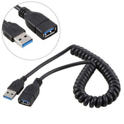 Cavo di prolunga retrattile a molla USB 3.0 ad alta velocità da maschio a femmina da 1,5 m, USB 3.0 Male to Female