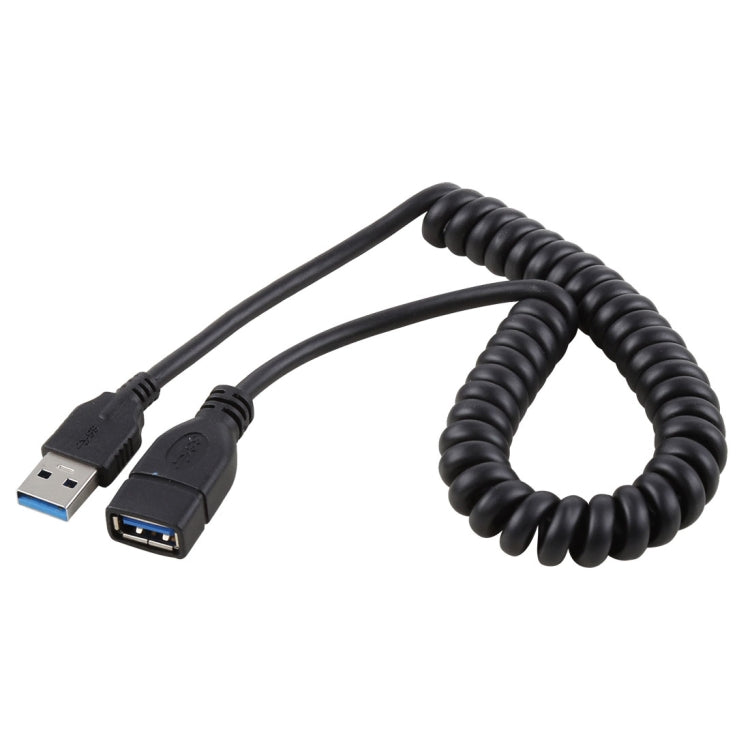Cavo di prolunga retrattile a molla USB 3.0 ad alta velocità da maschio a femmina da 1,5 m, USB 3.0 Male to Female
