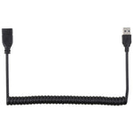Cavo di prolunga retrattile a molla USB 3.0 ad alta velocità da maschio a femmina da 1,5 m, USB 3.0 Male to Female