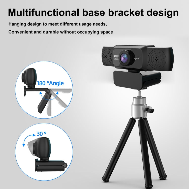 Webcam per PC HXSJ S5 1080P regolabile HD con microfono
