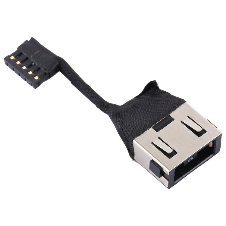 DC Power Jack Connector with Flex Cable for Lenovo V130-15 V330-15 450.0DB01.0001, For Lenovo V130-15