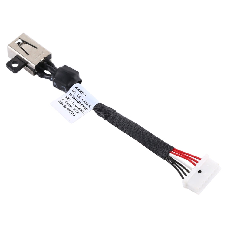 DC Power Jack Connector with Flex Cable for DELL XPS 15 9550 9560, For DELL XPS 15