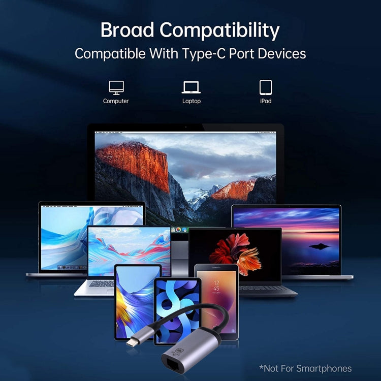 Adattatore USB-C maschio a RJ45 Gigabit femmina
