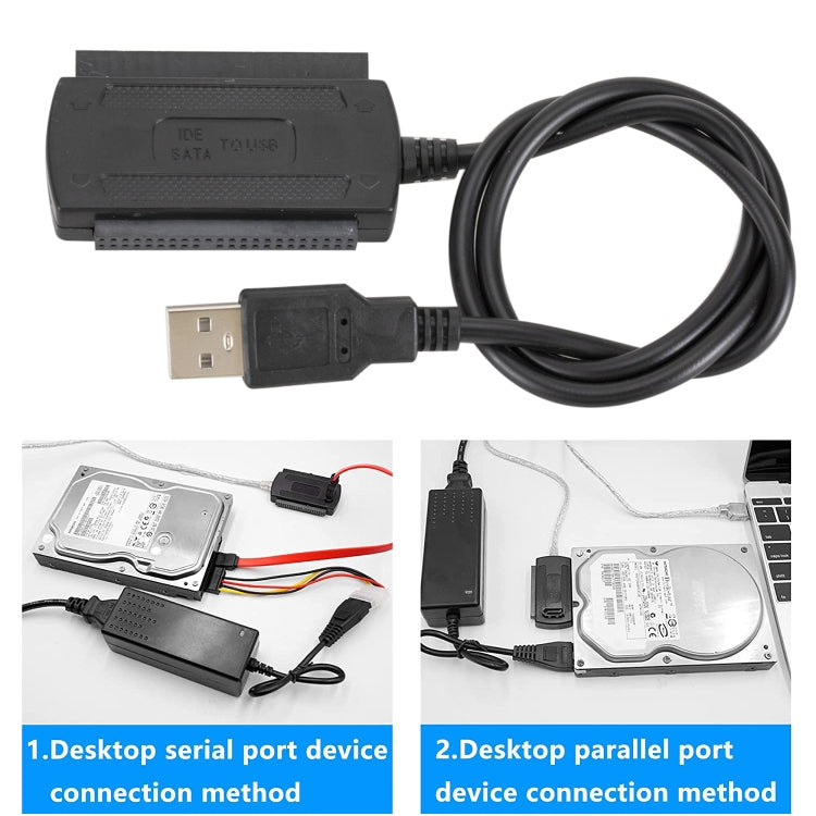 Cavo adattatore per disco rigido da USB 2.0 a IDE/SATA, lunghezza cavo: 50 cm