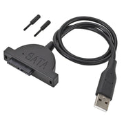 Cavo convertitore adattatore sottile SATA 13 pin femmina a USB 2.0 per unità ottica CD DVD ODD per laptop, lunghezza cavo: circa 45 cm
