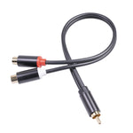 3686MFF-03 Cavo adattatore audio RCA maschio a doppio RCA femmina, RCA Male to Dual RCA Female
