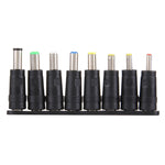 Interfacce maschio-femmina da 5,5x2,1 mm Set di adattatori di alimentazione 8 in 1 per notebook HP / Sony / Acer / ASUS / DELL, 8 in 1 Power Adapters