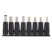 Interfacce maschio-femmina da 5,5x2,1 mm Set di adattatori di alimentazione 8 in 1 per notebook HP / Sony / Acer / ASUS / DELL, 8 in 1 Power Adapters