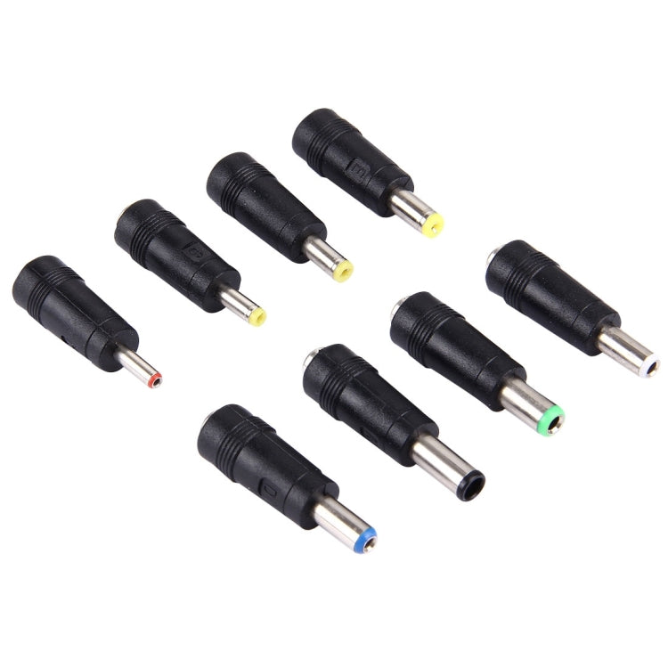 Interfacce maschio-femmina da 5,5x2,1 mm Set di adattatori di alimentazione 8 in 1 per notebook HP / Sony / Acer / ASUS / DELL, 8 in 1 Power Adapters
