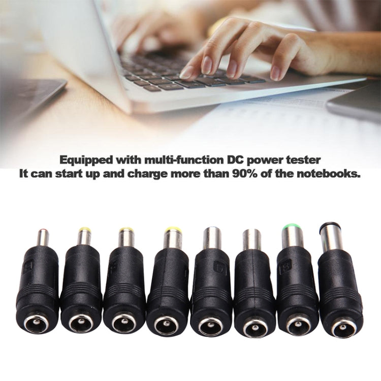 Interfacce maschio-femmina da 5,5x2,1 mm Set di adattatori di alimentazione 8 in 1 per notebook HP / Sony / Acer / ASUS / DELL, 8 in 1 Power Adapters