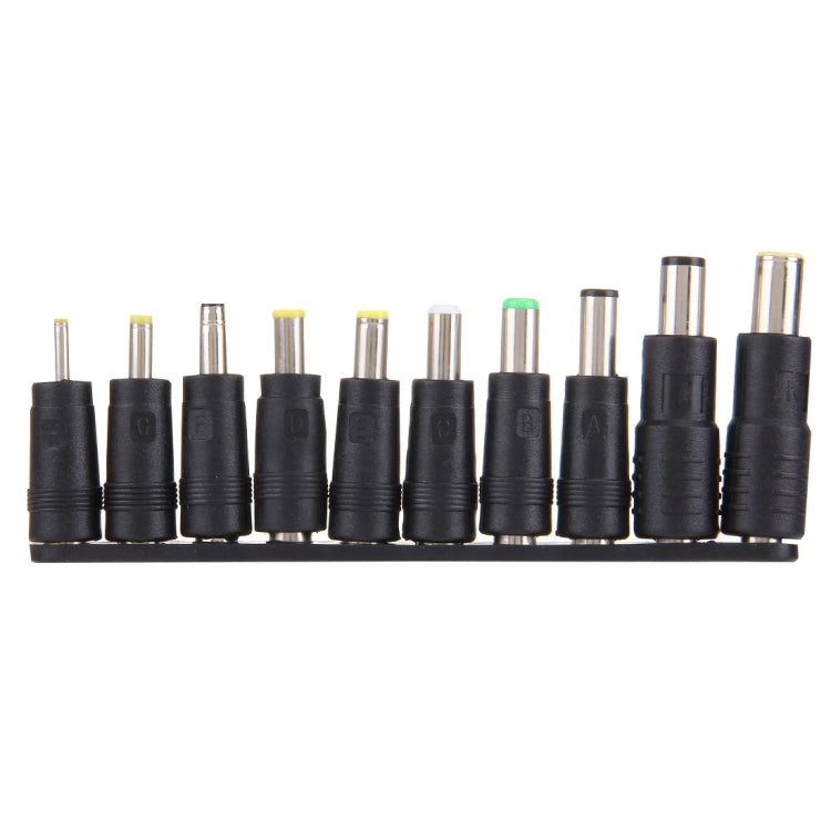 Interfacce da 5,5x2,1 mm femmina a più maschi Set di adattatori di alimentazione 10 in 1 per notebook IBM / HP / Sony / Toshiba / Lenovo / ASUS / Samsung / DELL, 10 in 1