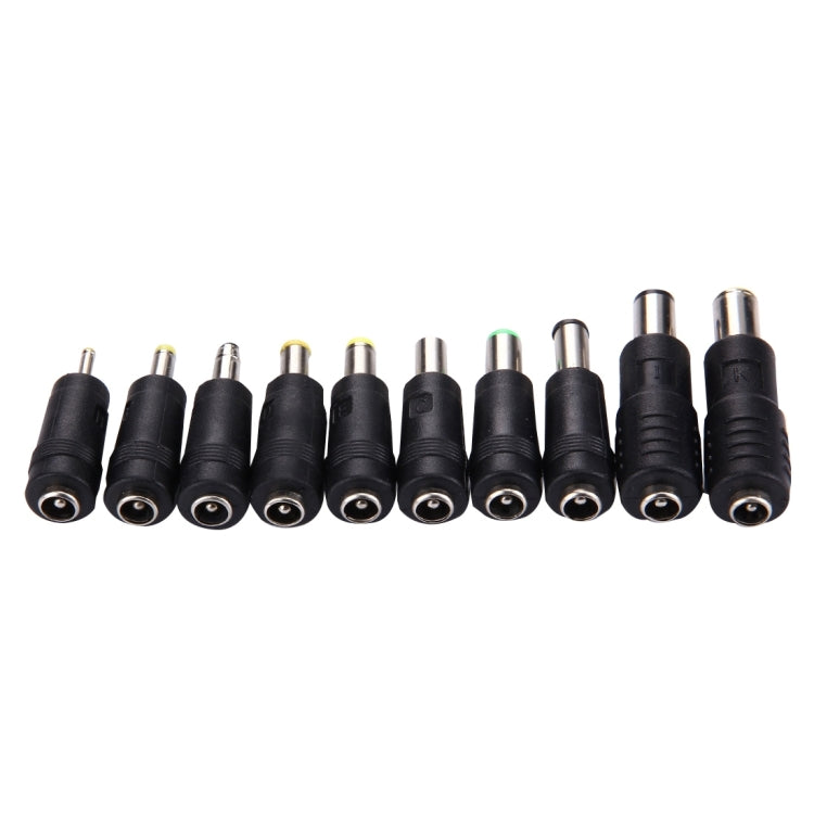 Interfacce da 5,5x2,1 mm femmina a più maschi Set di adattatori di alimentazione 10 in 1 per notebook IBM / HP / Sony / Toshiba / Lenovo / ASUS / Samsung / DELL, 10 in 1
