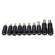 Interfacce da 5,5x2,1 mm femmina a più maschi Set di adattatori di alimentazione 10 in 1 per notebook IBM / HP / Sony / Toshiba / Lenovo / ASUS / Samsung / DELL, 10 in 1