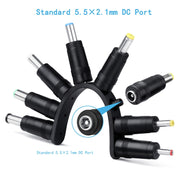 Cavo di alimentazione CC 12 in 1 Spina di interscambio USB multifunzione Cavo di ricarica USB (nero), 12 in 1