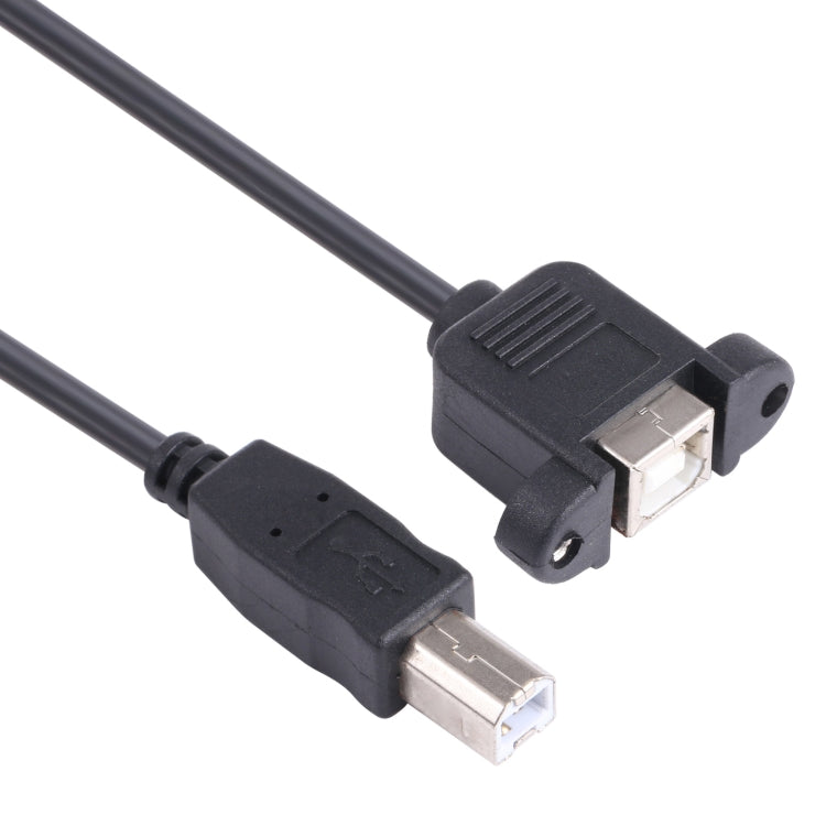 Cavo di prolunga per stampante USB B a B con foro per vite, lunghezza: 50 cm, USB-B Male to USB-B Female, 50cm