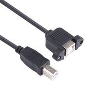 Cavo di prolunga per stampante USB B a B con foro per vite, lunghezza: 50 cm, USB-B Male to USB-B Female, 50cm
