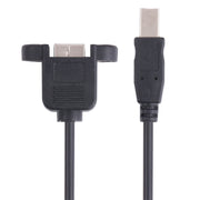 Cavo di prolunga per stampante USB B a B con foro per vite, lunghezza: 50 cm, USB-B Male to USB-B Female, 50cm