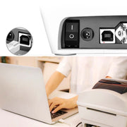 Cavo di prolunga per stampante USB B a B con foro per vite, lunghezza: 50 cm, USB-B Male to USB-B Female, 50cm